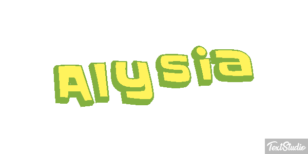 Alysia Tekst effect