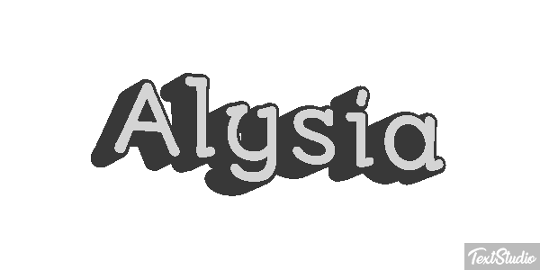 Alysia Tekst effect