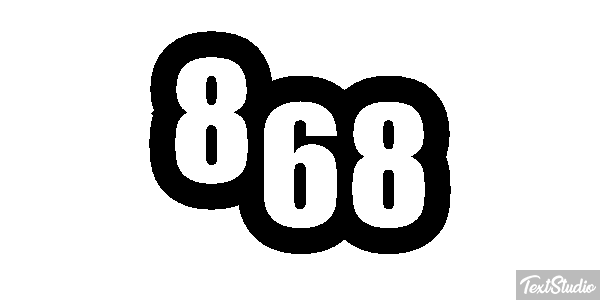 868 Metin efekti