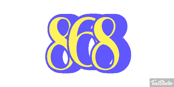 868 Metin efekti