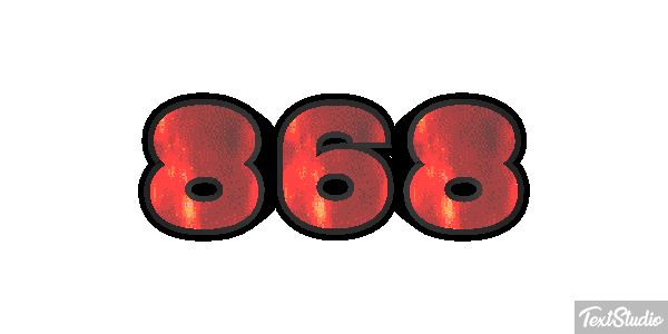 868 Metin efekti