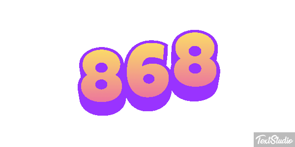 868 Metin efekti
