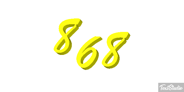 868 Metin efekti