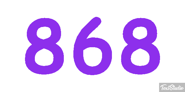 868 Metin efekti