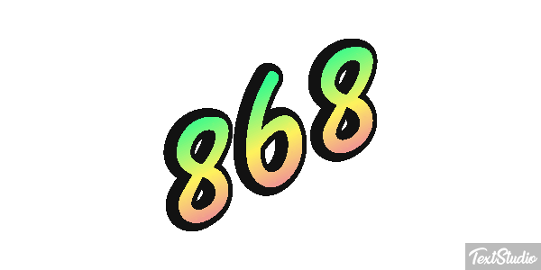 868 Metin efekti
