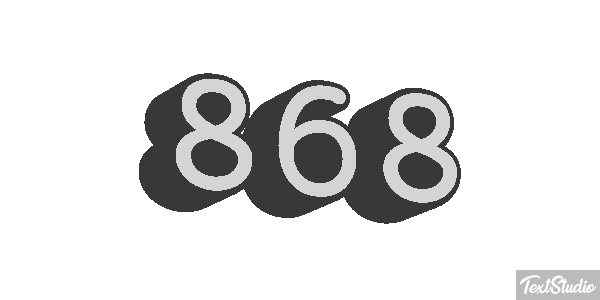 868 Metin efekti