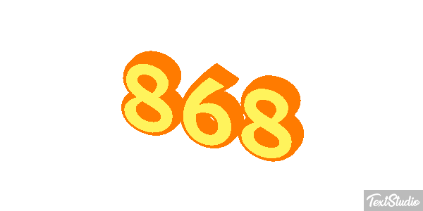868 Metin efekti