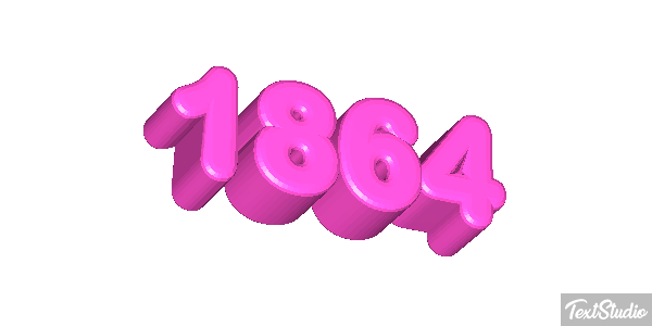 1864 Efecto de texto