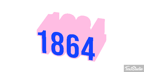 1864 Efecto de texto