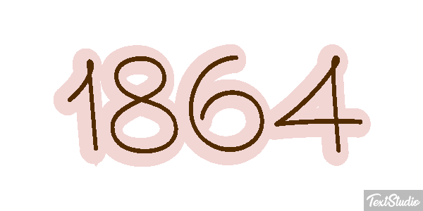 1864 Efecto de texto