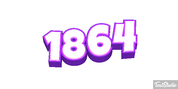 1864 Efecto de texto