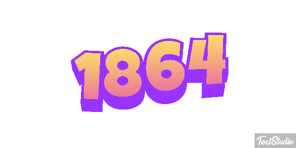 1864 Efecto de texto