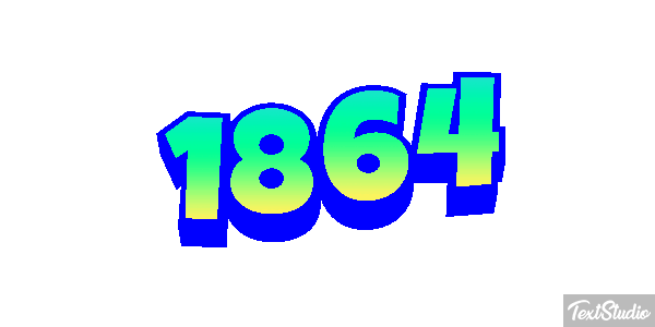 1864 Efecto de texto
