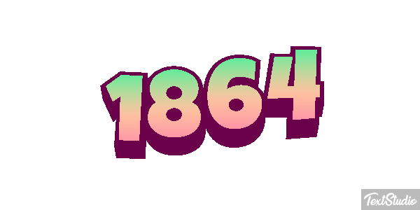 1864 Efecto de texto