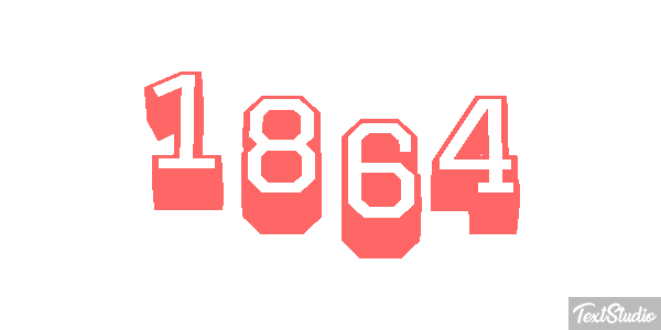 1864 Efecto de texto