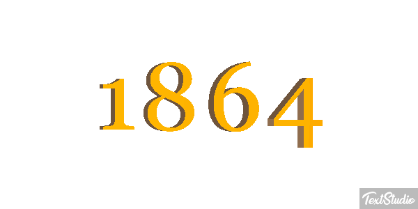 1864 Efecto de texto