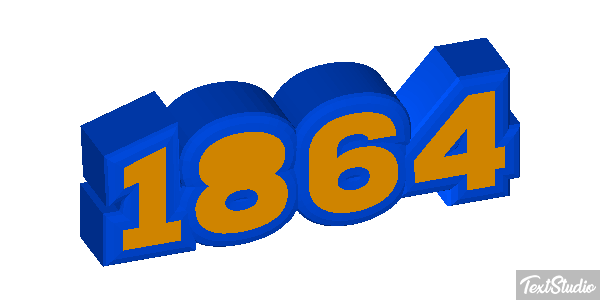 1864 Efecto de texto