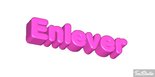 Enlever Tekst effect