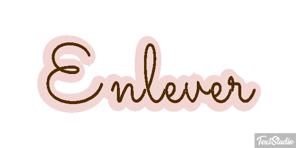 Enlever Tekst effect