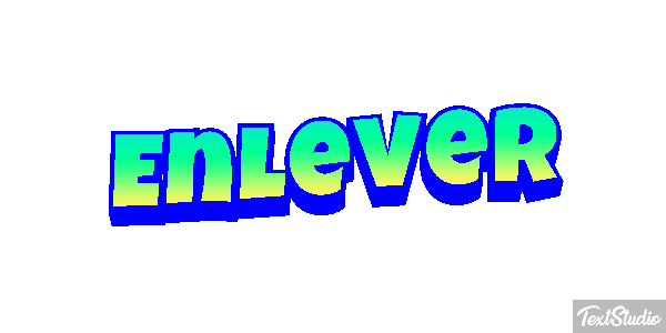 Enlever Tekst effect