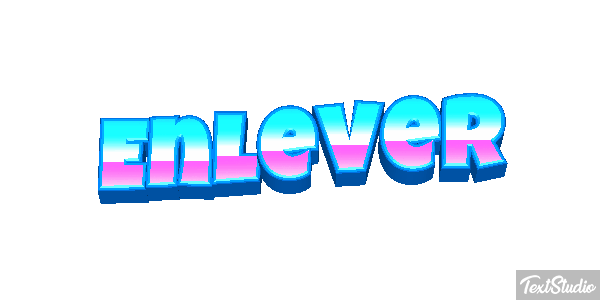 Enlever Tekst effect