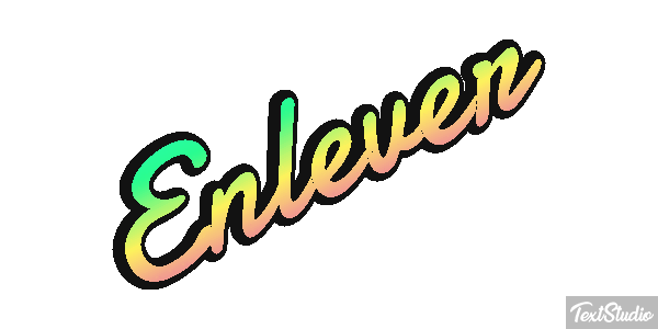 Enlever Tekst effect