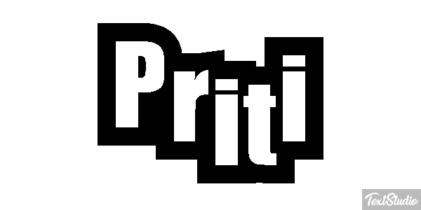 Priti Texteffekt