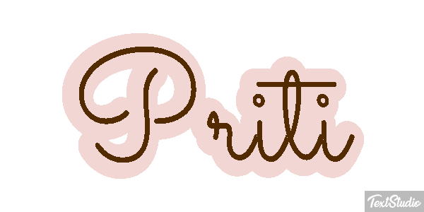 Priti Texteffekt