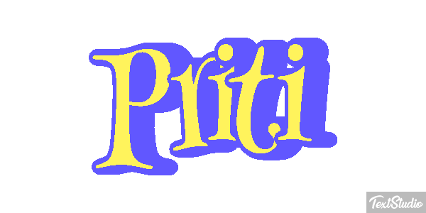 Priti Texteffekt
