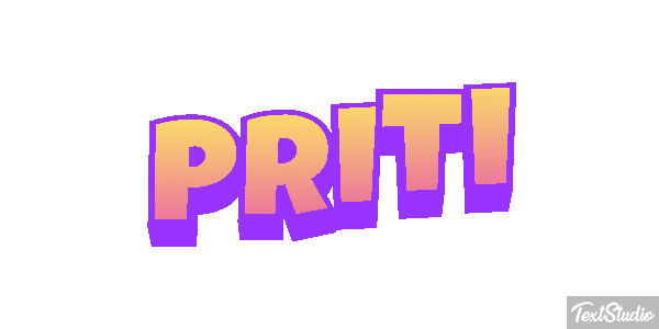 Priti Texteffekt