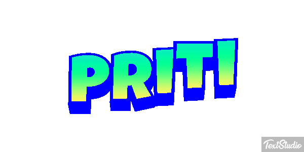 Priti Texteffekt