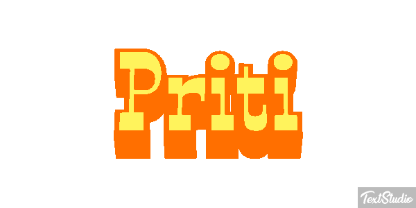 Priti Texteffekt
