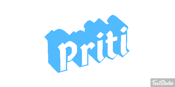 Priti Texteffekt
