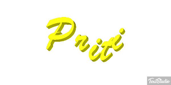 Priti Texteffekt