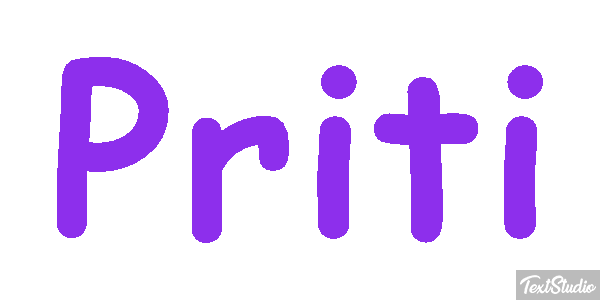 Priti Texteffekt
