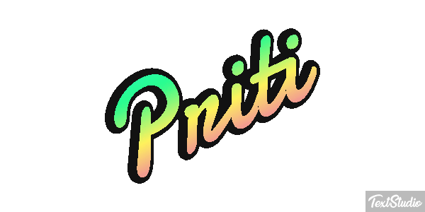 Priti Texteffekt