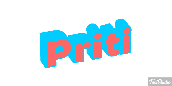 Priti Texteffekt