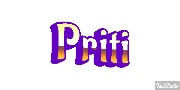 Priti Texteffekt