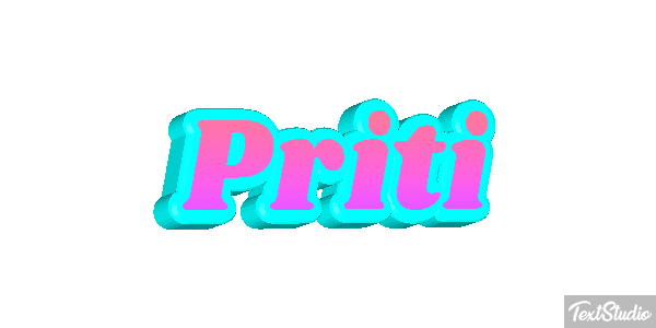 Priti Texteffekt