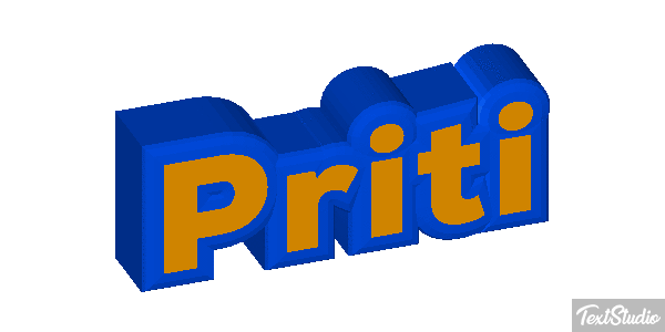 Priti Texteffekt