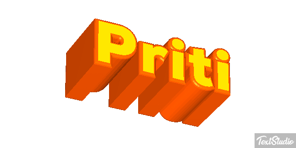 Priti Texteffekt