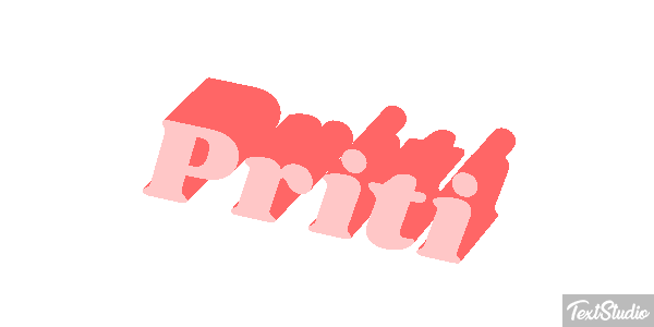 Priti Texteffekt