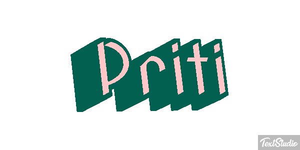 Priti Texteffekt