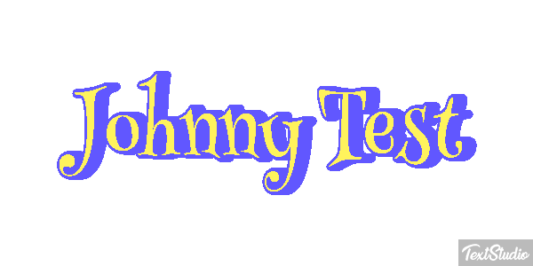 Johnny Test Effet de texte