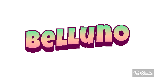 Belluno Effetto testo