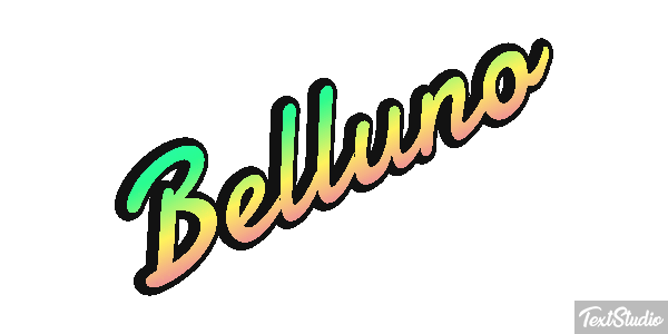 Belluno Effetto testo