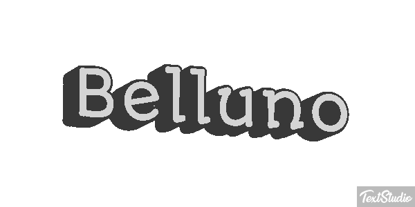 Belluno Effetto testo