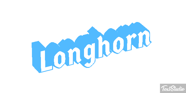 Longhorn Efekt tekstowy