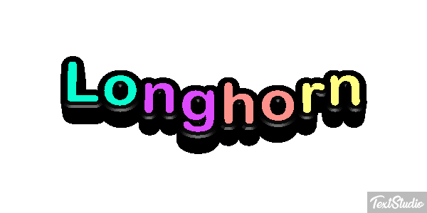 Longhorn Efekt tekstowy