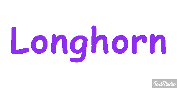 Longhorn Efekt tekstowy